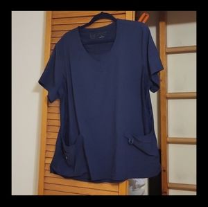 Urbane Performance Navy XXL Scrub Top